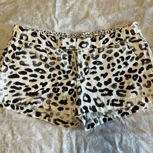 Animal Print Shorts
